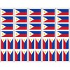 40 Removable Stickers: Philippines Flag, Philippine Party Favors, Decals