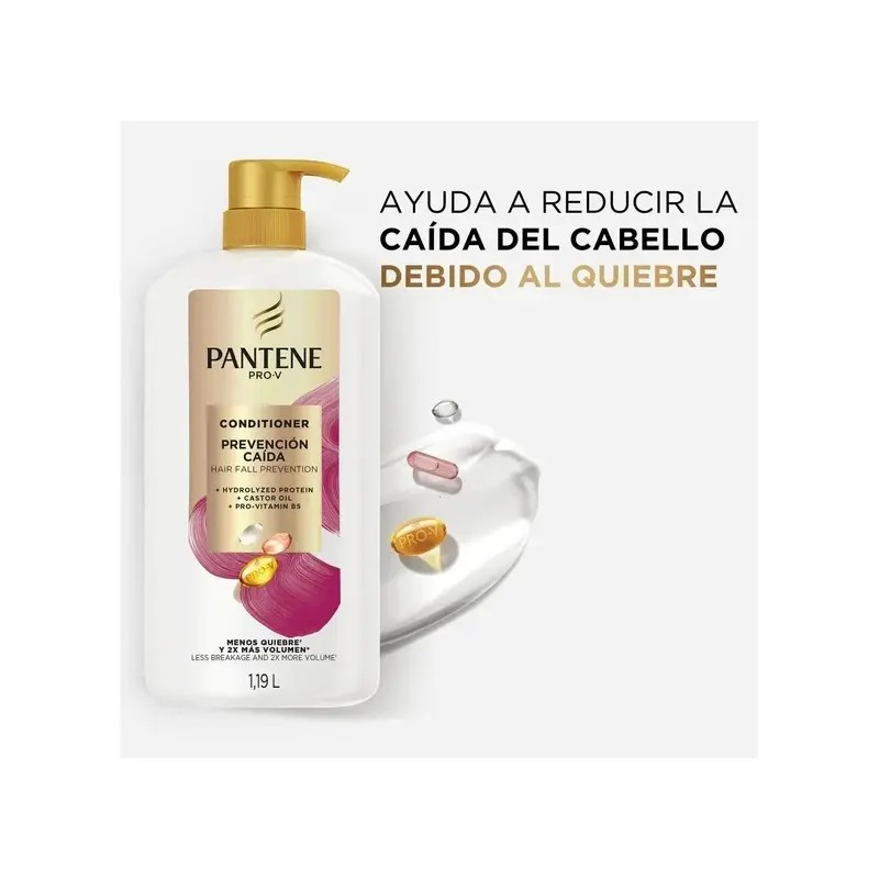 Acondicionador Pantene Pro-v Prevención Caída 1.19 L
