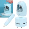 Pencil Sharpene Electric Blue Small Portable Stationery Set for Clean