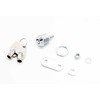 Kingsley Tubular Cam Lock with 5/8" Cylinder--Chrome Finish, Keyed Alike,