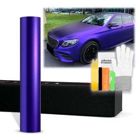 60"x72" (5FTx6FT) Purple PET Romance Chrome Vinyl Wrap Auto Car Sticker Decal Film Sheet Bubble Free Air Release Technology with Tool Kit
