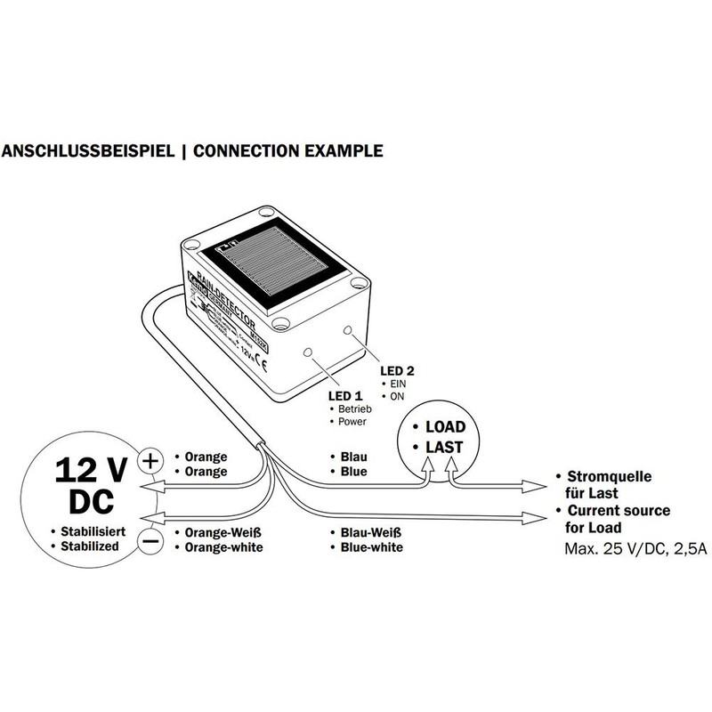Kemo M152K Capacitive Rain Sensor Relay Activation with Distilled Water