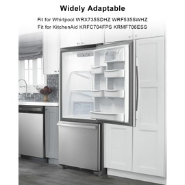 W10838313 Upright Freezer Wire Shelf Fit for Whirlpool WZF34X16DW WZF34X18DW GAFZ30FDGB Refrigerator, Wire Shelf Replace W10837264 W10581579