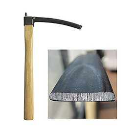 Ikeda-Shaped Kotonga Flower Field Root Roll Rope Grip No. 605 Total Length 13.4 inches (340 mm), Handle 13.0 inches (330 mm), Weight 12.0 oz (330 g), Yoshioka Blade Mitomi D