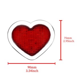 Signal Side Marker LED 2PCS Heart Shaped Side Marker / Accessory / LED Light / Turn Signal Universal