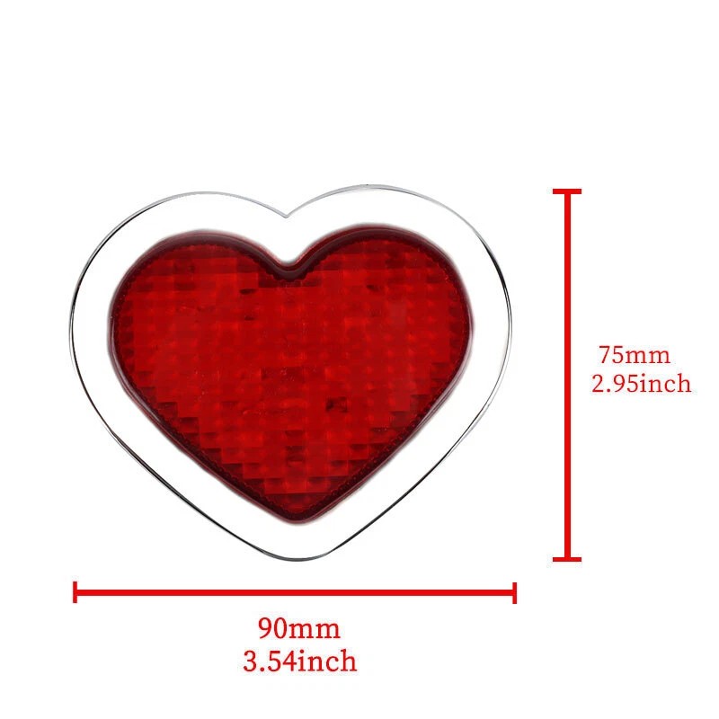 Signal Side Marker LED 2PCS Heart Shaped Side Marker /