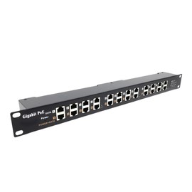 PoE Texas - PoE Injector - 12 Port Gigabit Passive Midspan Injector - Add or Increase Power Over Ethernet to Your Network for 802.3af or at Devices VoIP Phone, WiFi Access Point, IP Camera and More