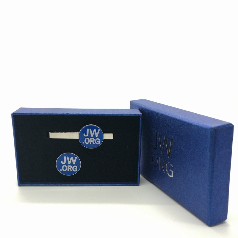 Perfect JW.Org Gift-Jw.org Necktie Clip and Lapel Pin Set With