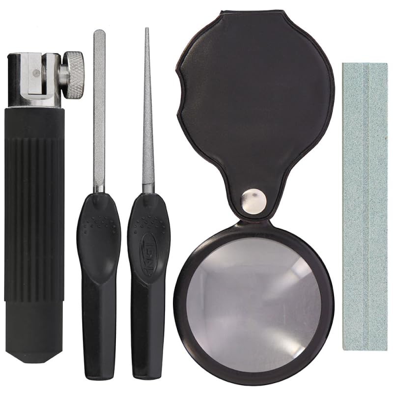 NGT Hook Sharpening Kit File Vice Tool Clamp Magnifying Eye