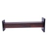 n/a 2x Walnut Wood Speaker Stands Home Theatre Bookshelf Surround