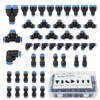 EFUTURETIME Pneumatic Connector Set for 6 mm Hose, Quick Couplings