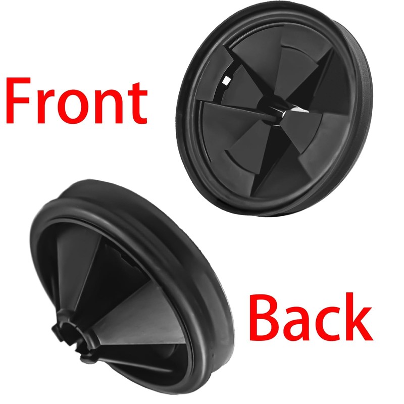Anglepingping 2pcs 3 3/8" Garbage Disposal Sink Baffle QCB-AM Splash