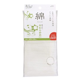 Towa Sophie SF Cotton Towel, Soft, Natural Cotton, Approx. 11.4 x 39.4 inches (29 x 100 cm), Gentle Feel, Made in Japan, 1 Piece