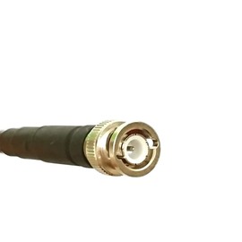 Telescoping Handheld CB Antenna 26~28 MHz with BNC Male Connector Folded 9” to 27” Length 6 Section Chrome-Plated Copper Aerial (BNC Male Connector)