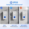 Wireless Doorbell, IP55 Waterproof Plug-in Cordless Door Chime Kit -