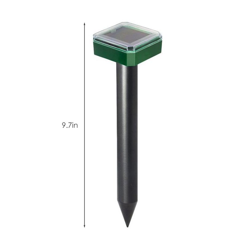 Ultrasonic Solar Mole Snake Mouse Pest Rodent Repeller Outdoor Garden