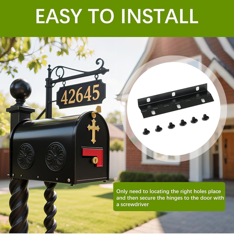 Mailbox Door Hinge Replacement Hardware for Imperial Mailbox Door,Mailbox Hinge