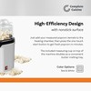 Complete Cuisine CC-PM1100 Popcorn Maker, Countertop Popcorn Machine, Hot-Air Popcorn