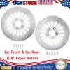 carauto2000 11.8" Front & Rear Brake Rotors for Harley Davidson