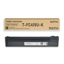 SavFinto T-FC415U TFC415U Black Toner Cartridge High Yeild Compatible with T-FC415U-K Replacement for Toshiba E-Studio 2515AC 3015AC 3515AC 4515AC 5015AC Printer(Black, 1 Pack)