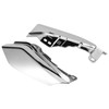 2Pcs Air Deflector Trim Heat Shield Motorcycle MidFrame Trim Fit