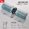 Portable Travel Toothbrushing Set with Transparent Brush Cup Free Size/800002 Raspberry Red 4ea