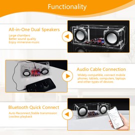 YYSOLDER Soldering Practice kit Dual-Channel Speaker DIY Electronic Soldering kit Suitable for Soldering Enthusiasts Learning The Principles of Electronic Circuits (Soldering Required)