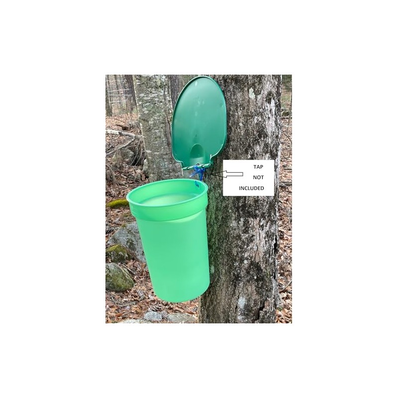 Liberty Supply 3-Pack of Plastic Sap Buckets with Lids -