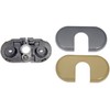 Dorman 924-279 Driver Side Sun Visor Repair Kit Compatible with Select Ford / Lincoln / Mercury Models