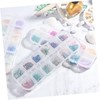 FOMIYES 2sets Unique Nail Art Shell Flakes Glitter Patch Set