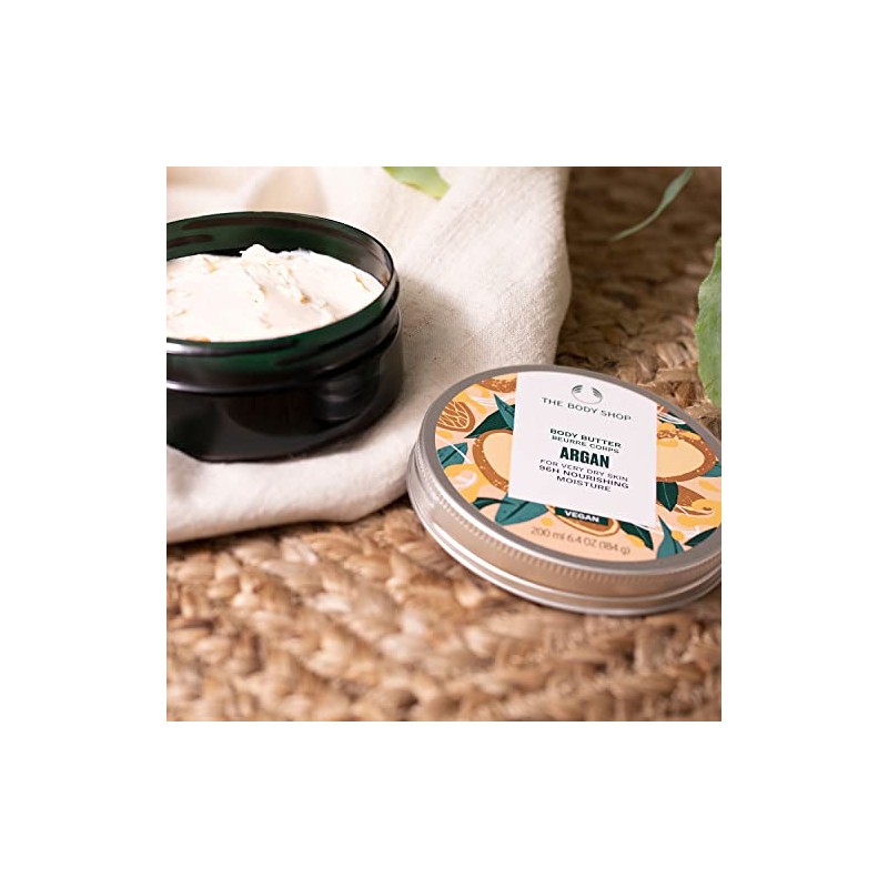 The Body Shop Mantequilla corporal, Wild Argan Oil, 6.75 oz