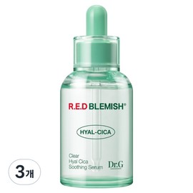 Dr. G Red Blemish Clear Hyal Cica Soothing Serum, 50ml, 3 pcs / 닥터지 레드 블레미쉬 클리어 히알 시카 수딩 세럼, 50ml, 3개