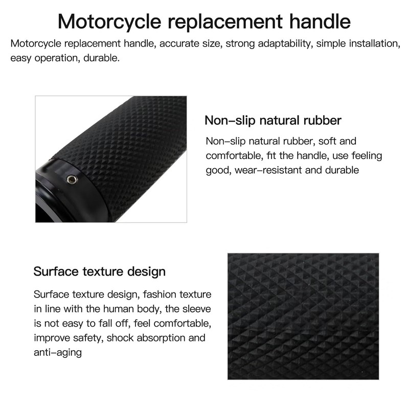 1 Pair 1" Motorcycle Hand Grips Fit for Suzuki Boulevard