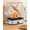 VEVOR Roaster Oven, 14QT Fast-Cooking Turkey Roaster, 150-450℉ Adjustable Temperature