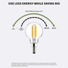 Diodesy- G16.5 LED Filament Light Bulb 5W (60W Equivalent) 500