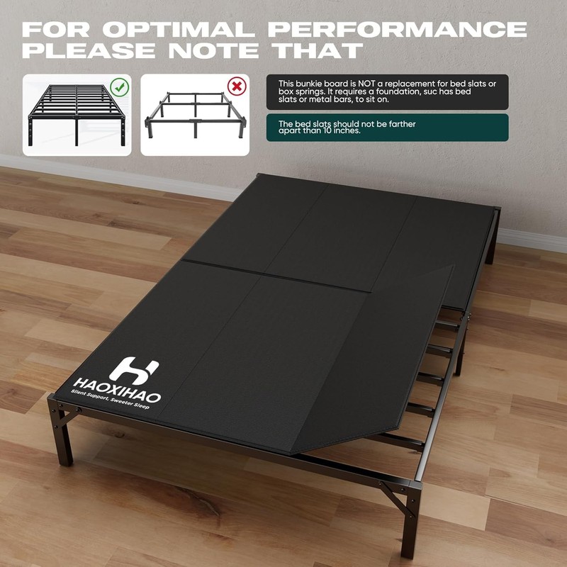 Bunkie Board Queen Size(60x80) Heavy-Duty Bed Boards for Under Mattress