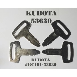 Kubota (4 ) HEAVY EQUIPMENT KUBOTA KEYS, IGNITION KEYS, Key  # RC101-53630 KUBOTA