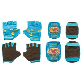 TITAN Flower Power Princess Multi-Sport BMX and Skateboard Protective Pad Set