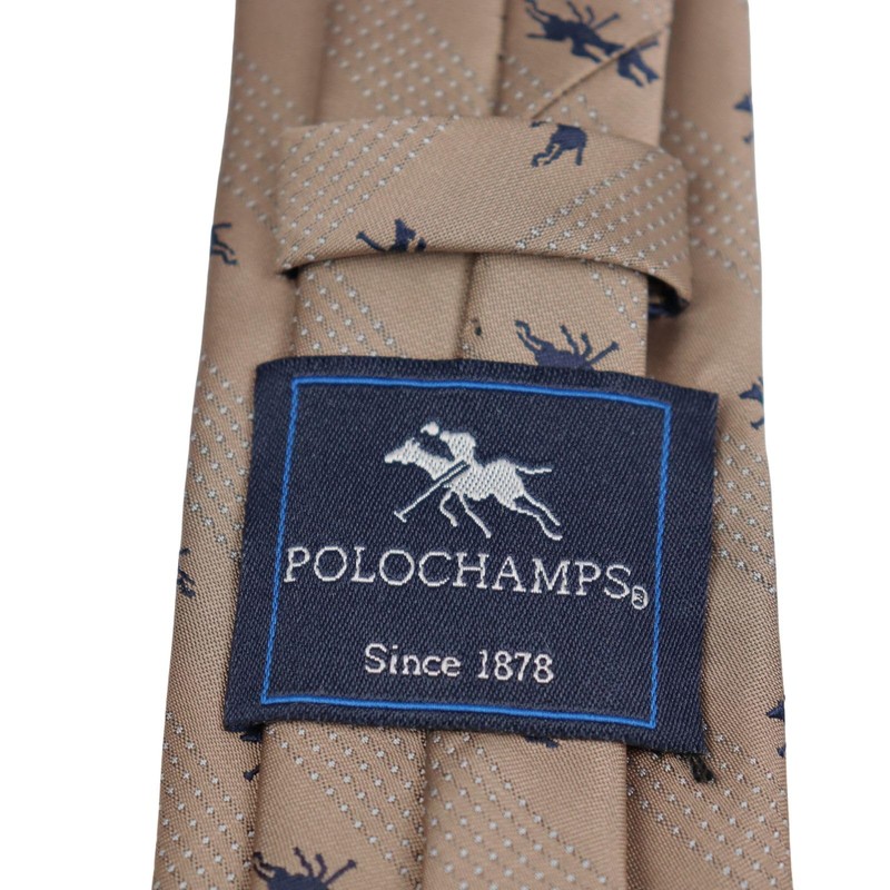 POLO CHAMPS PCN-006 Polo Champs Brand One-Touch Short Necktie, Unisex,