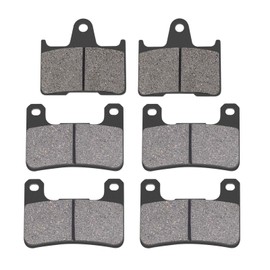 XuLong Front Rear Brake Pads Compatible with SUZUKI GSXR600 GSXR 600 K4/K5/XK5 2004-2005/GSXR750 GSXR 750 K4/K5/XK5 2004-2005/GSXR1000 GSXR 1000 K4/K5/K6/ ZK4 Radial Caliper 2004-2006
