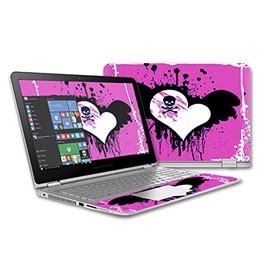 MightySkins Skin Compatible with HP Envy x360 15 (2015) Laptop – Poison Heart | Protective, Durable, and Unique Vinyl Decal wrap Cover | Easy to Apply, Remove, and Change Styles | Made in The USA