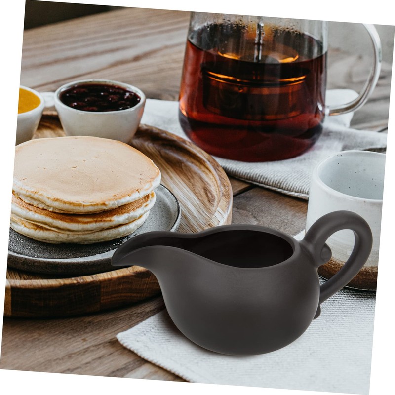Ipetboom Ceramic Creamer Pitcher for Milk Sauce Spices Elegant Design