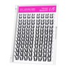 VEYESBEAUTY Lash Clusters Individual Eyelash Extensions Thin & Invisible Band
