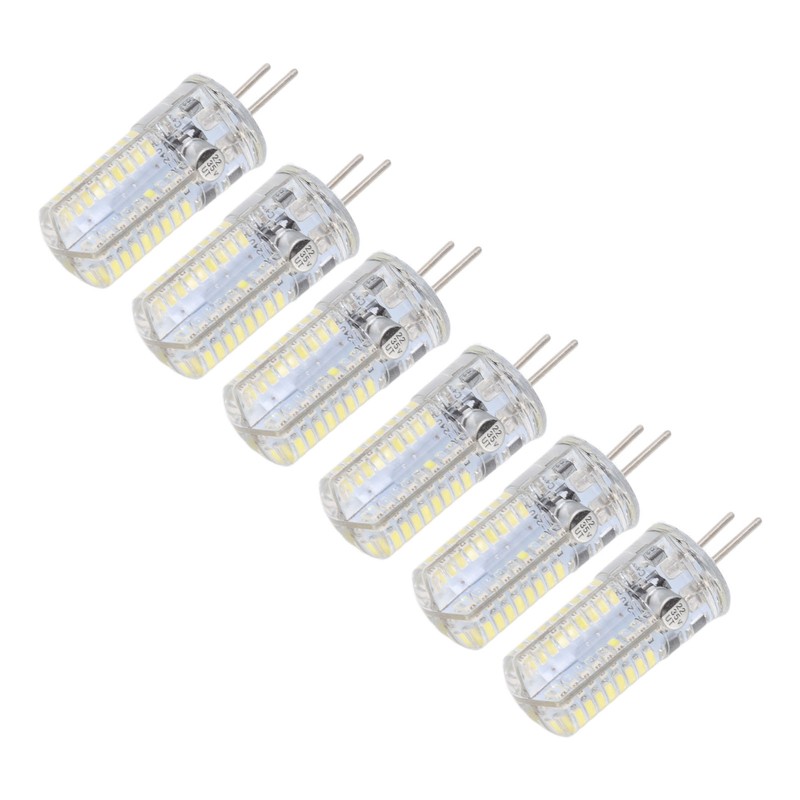 6Pcs GY6.35 LED Bulbs 5W AC 12V Warm White 2700