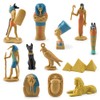 Ghzste 12 Pcs Ancient Egypt Egyptian God Goddess Figurines Set