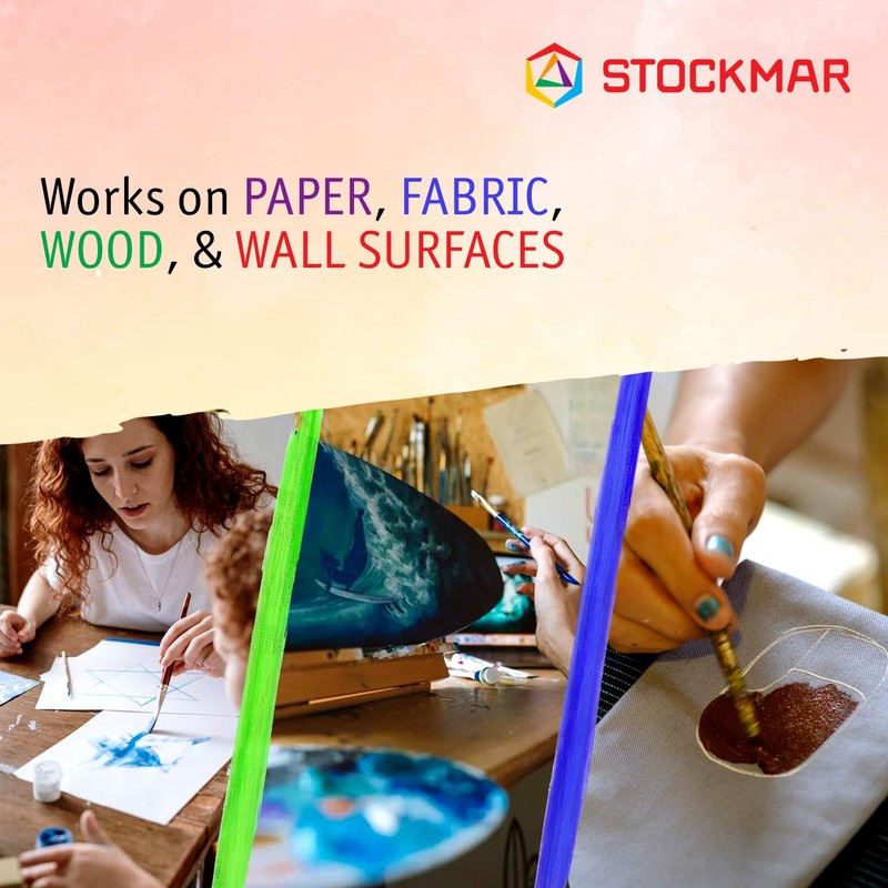 STOCKMAR ST43041 Watercolor Paints, Transparent Paints, Three Primary Colors, Set