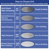 CBN Grinding Wheel 6 inch 320 Grit,1" Wide,1/2” Arbor,for Sharpening