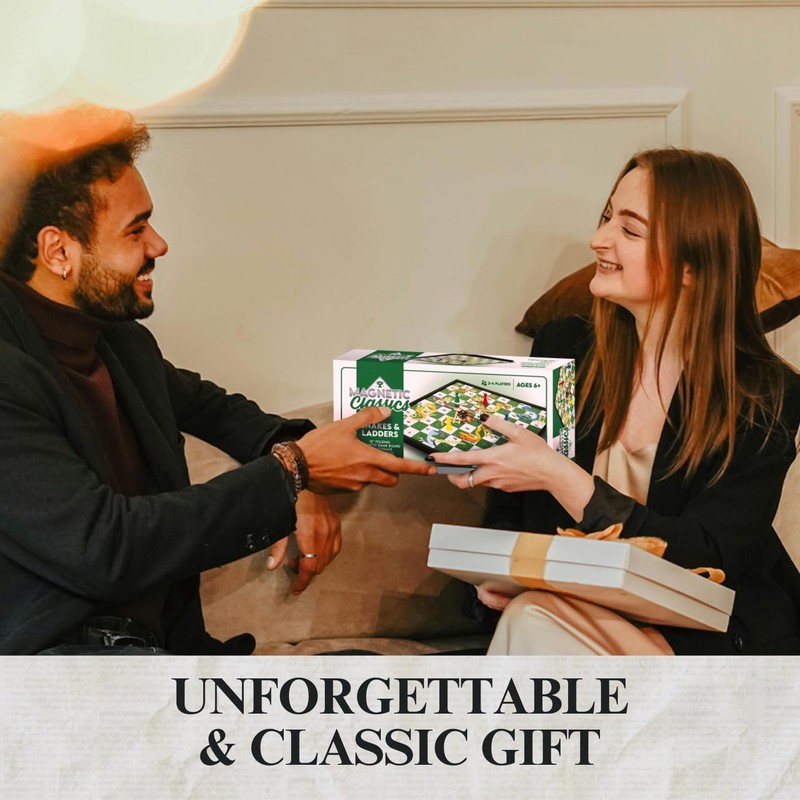 Tradeopia Magnetic Classics Board Game Combo - 8" Classic Chess