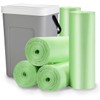 Biodegradable Trash Bags - 13 Gallon Durable Garbage Bag [100