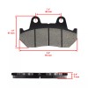 Caltric Brake Pads for Honda CB650 Sc Cb 650 Sc